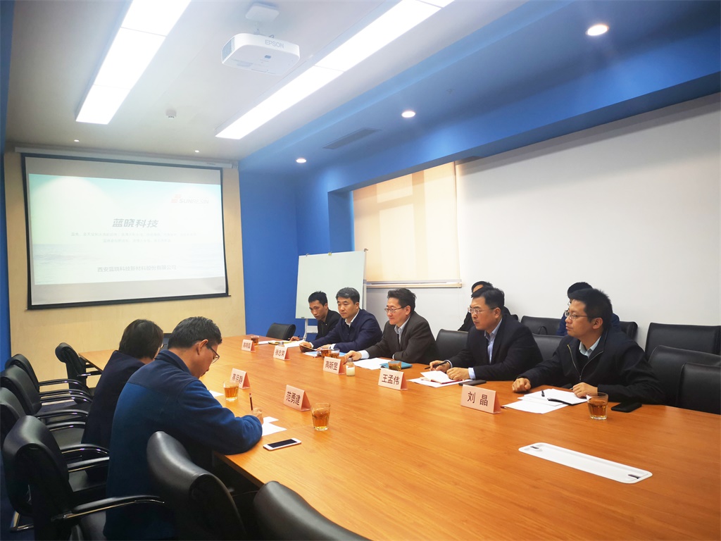 延安市副市長高昕昱同志一行來公司考察指導工作