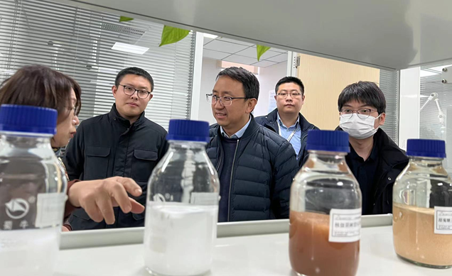 陜西監管局領導一行蒞臨高陵藍曉產業園調研指導 陜西監管局領導一行蒞臨高陵藍曉產業園調研指導